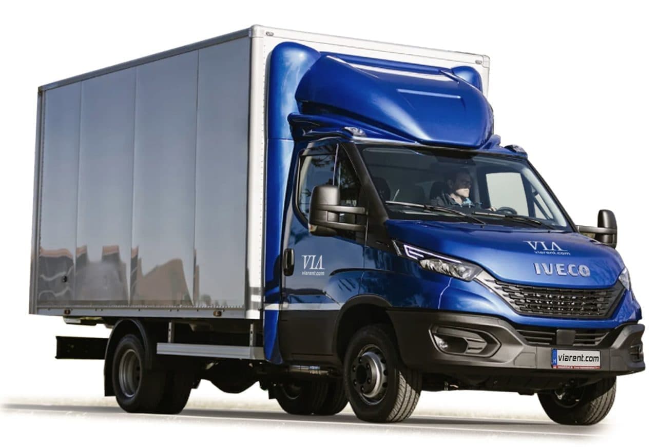 IVECO Daily dobozos kisteherautó bérlés