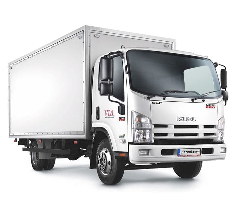 ISUZU 5,5-14 t dobozos teherautó bérlés