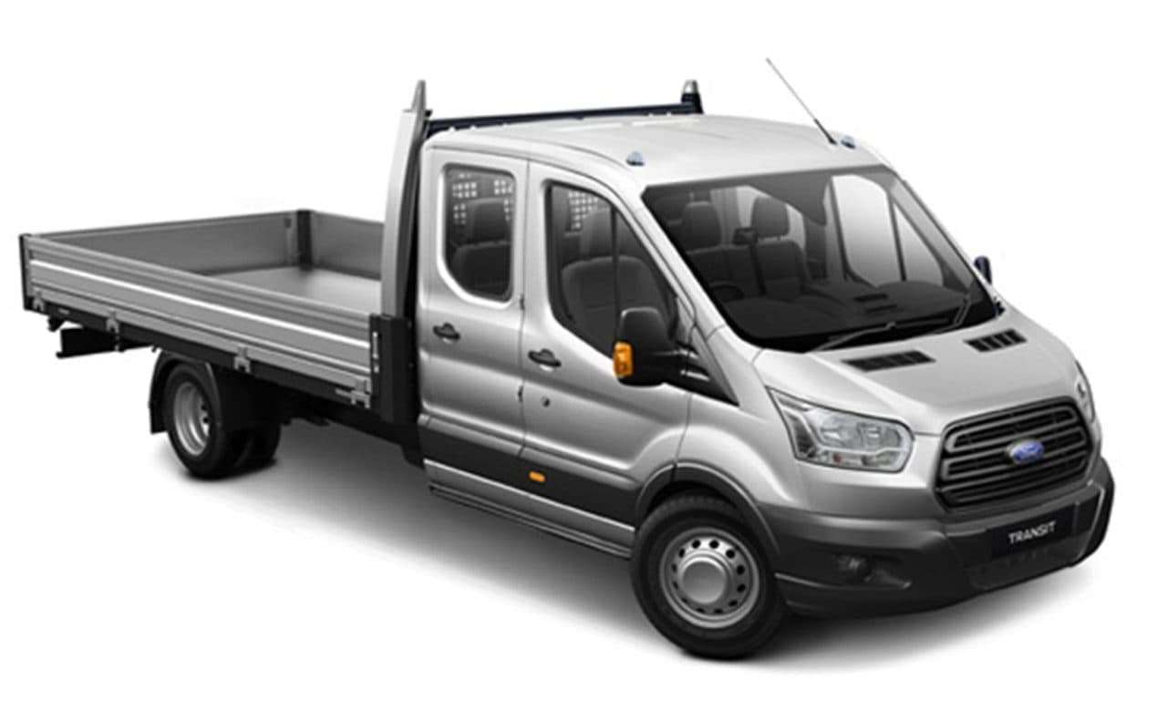 Ford Transit duplafülkés kisteherautó bérlés