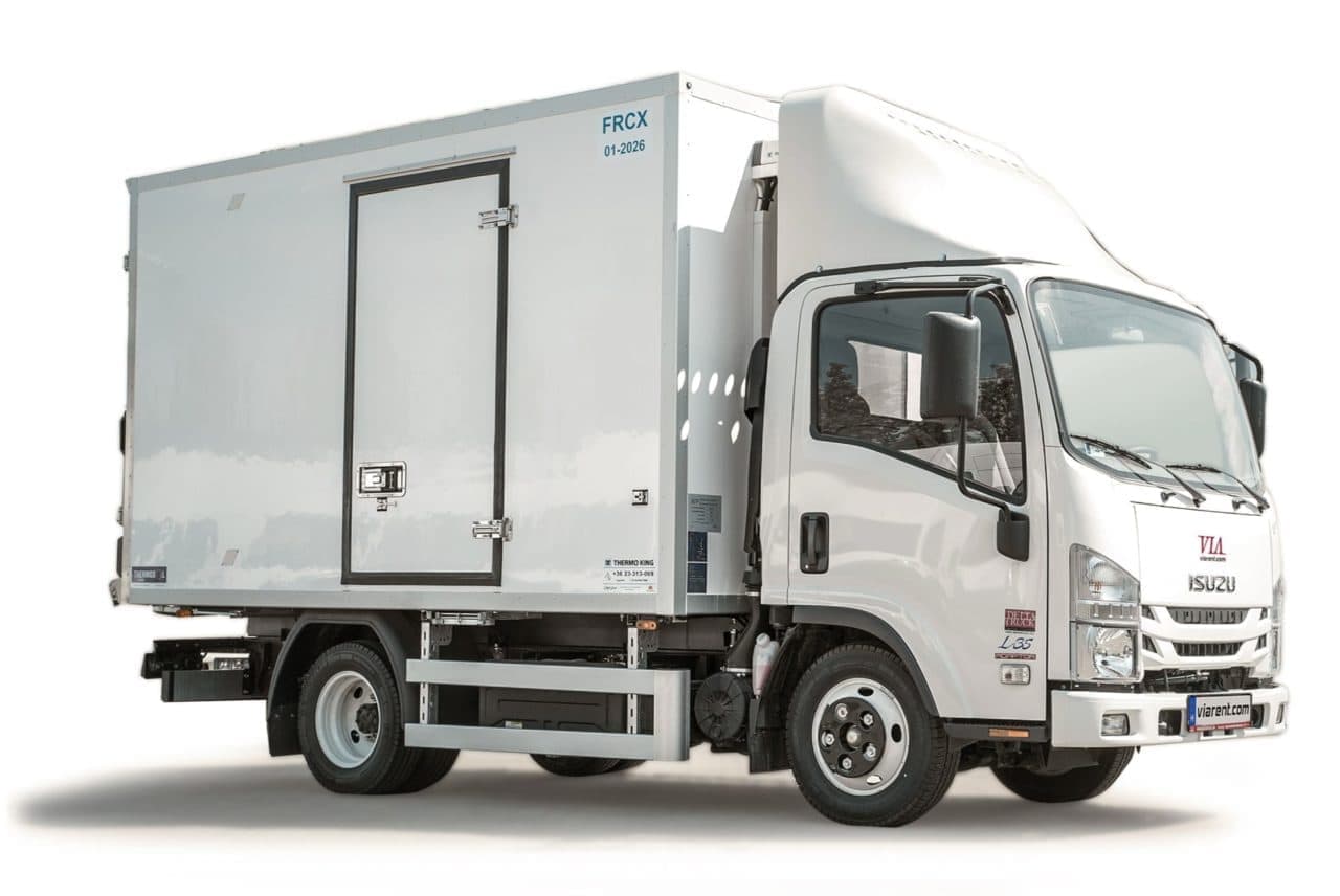 ISUZU 3,5 t hűtős kisteherautó bérlés