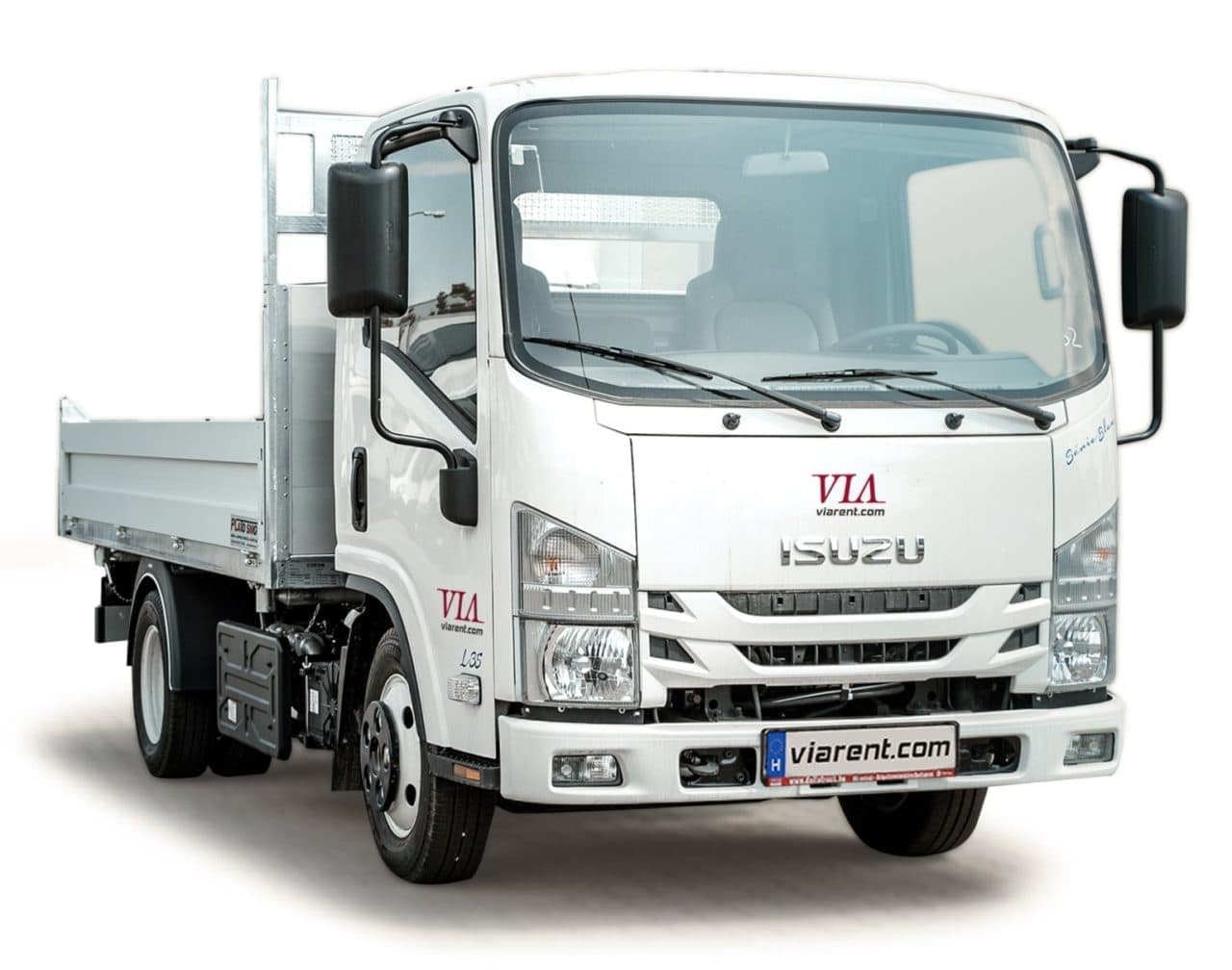 ISUZU 3,5 t plató-ponyvás kisteherautó bérlés