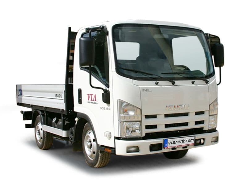 ISUZU 3,5 t billenőplatós kisteherautó bérlés