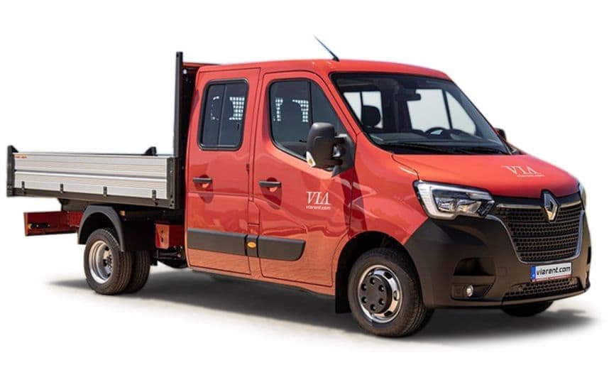 Renault Master duplafülkés kisteherautó bérlés