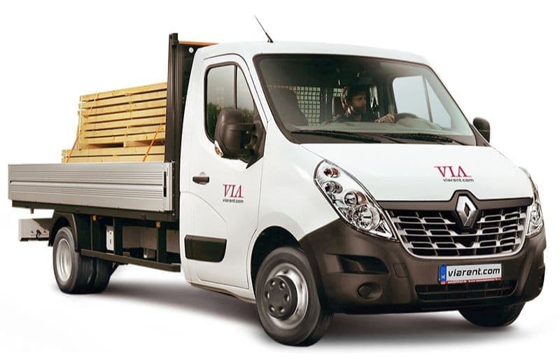 Renault Master plató-pon bérlésyvás kisteherautó