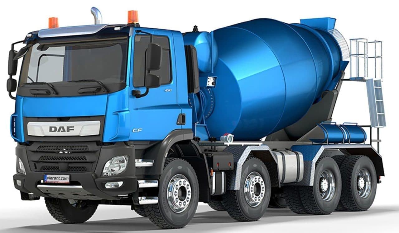 DAF CF FAD Betonmixer bérlés